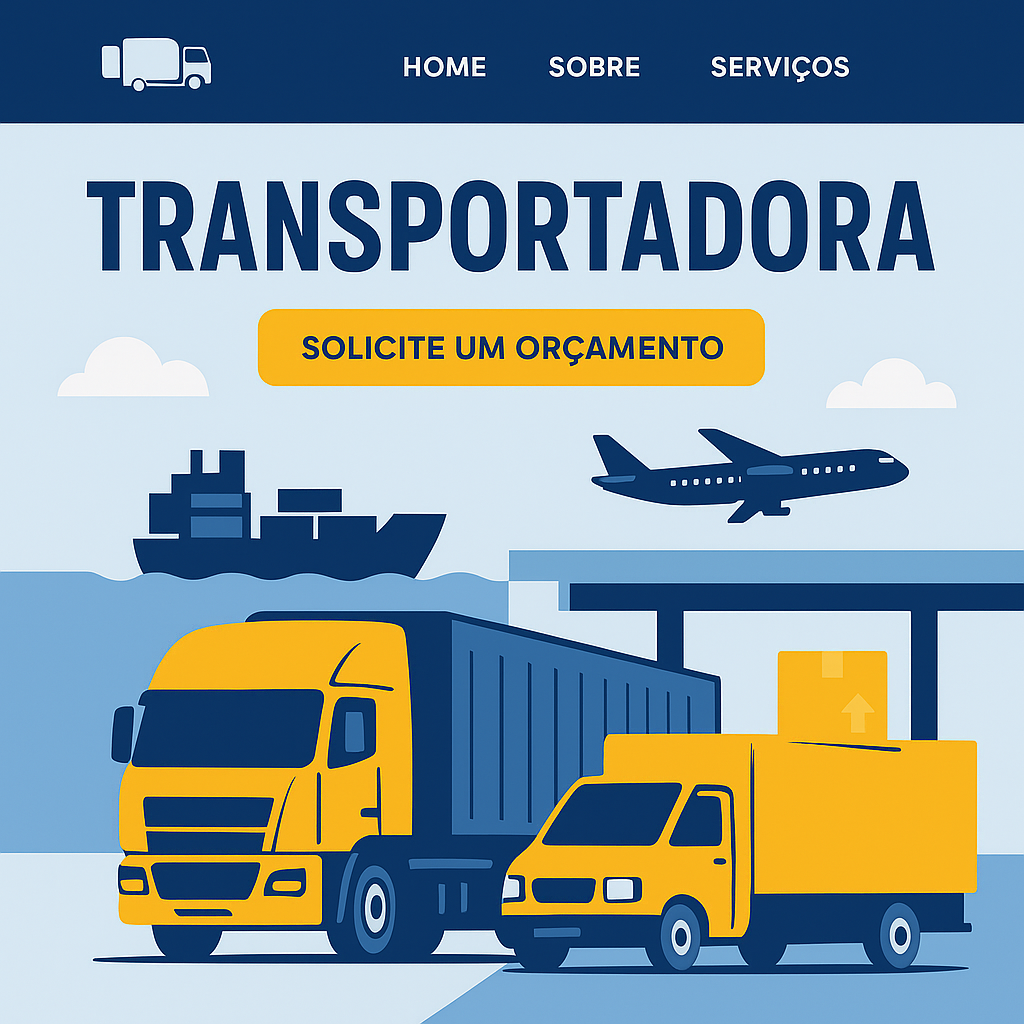 Site para transportadora